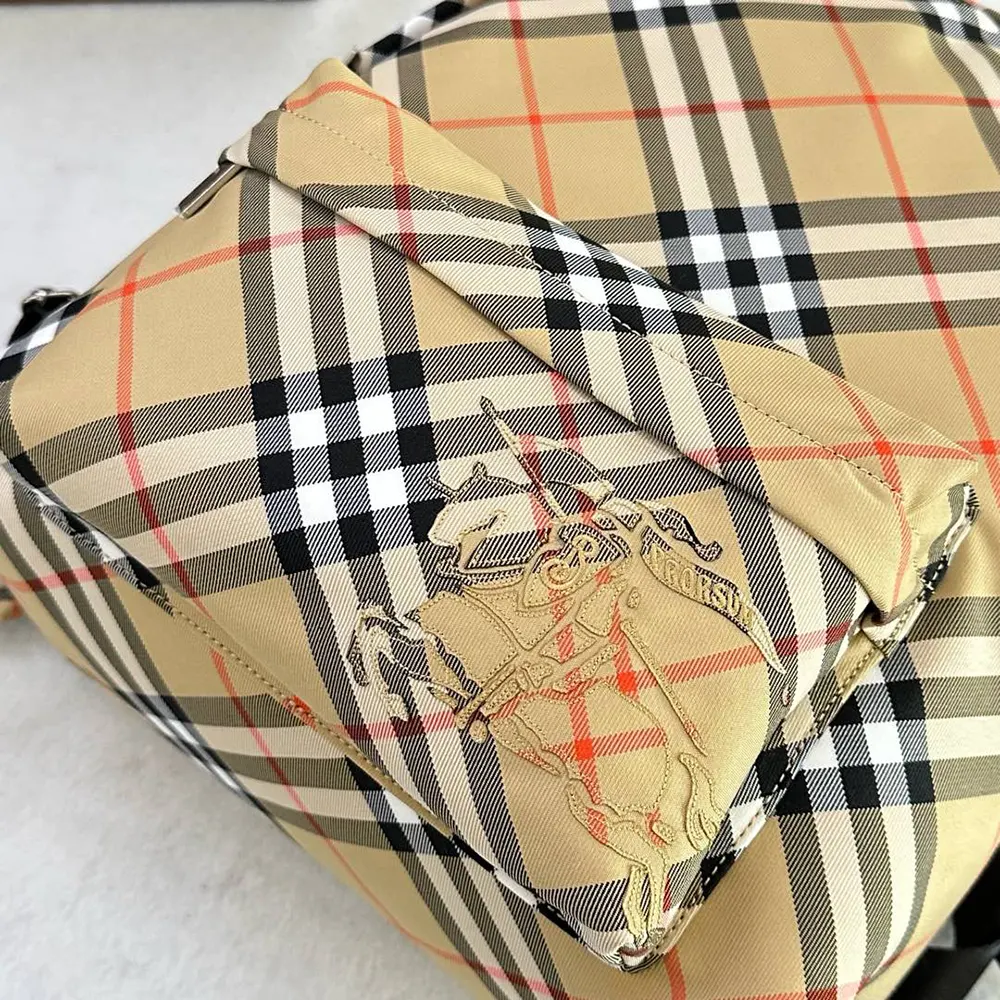 Burberry Women Small Check Backpack - image 7