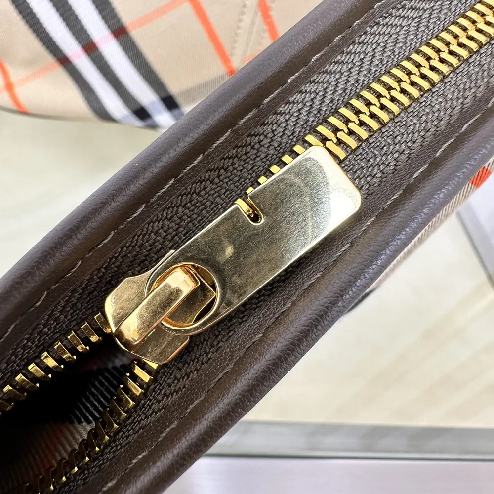 Burberry Women Small Check Tote - image 10