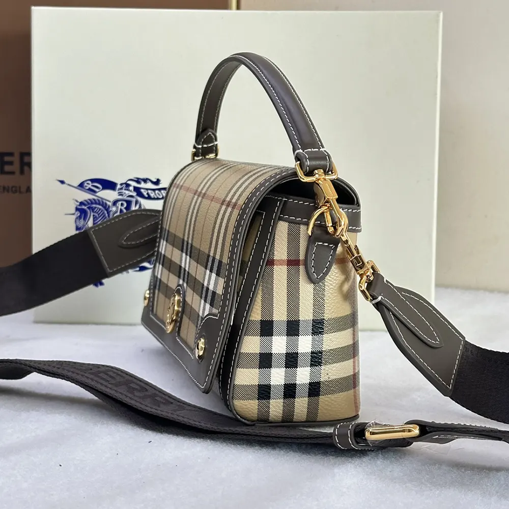 Burberry Women Top Handle Note Bag - image 6