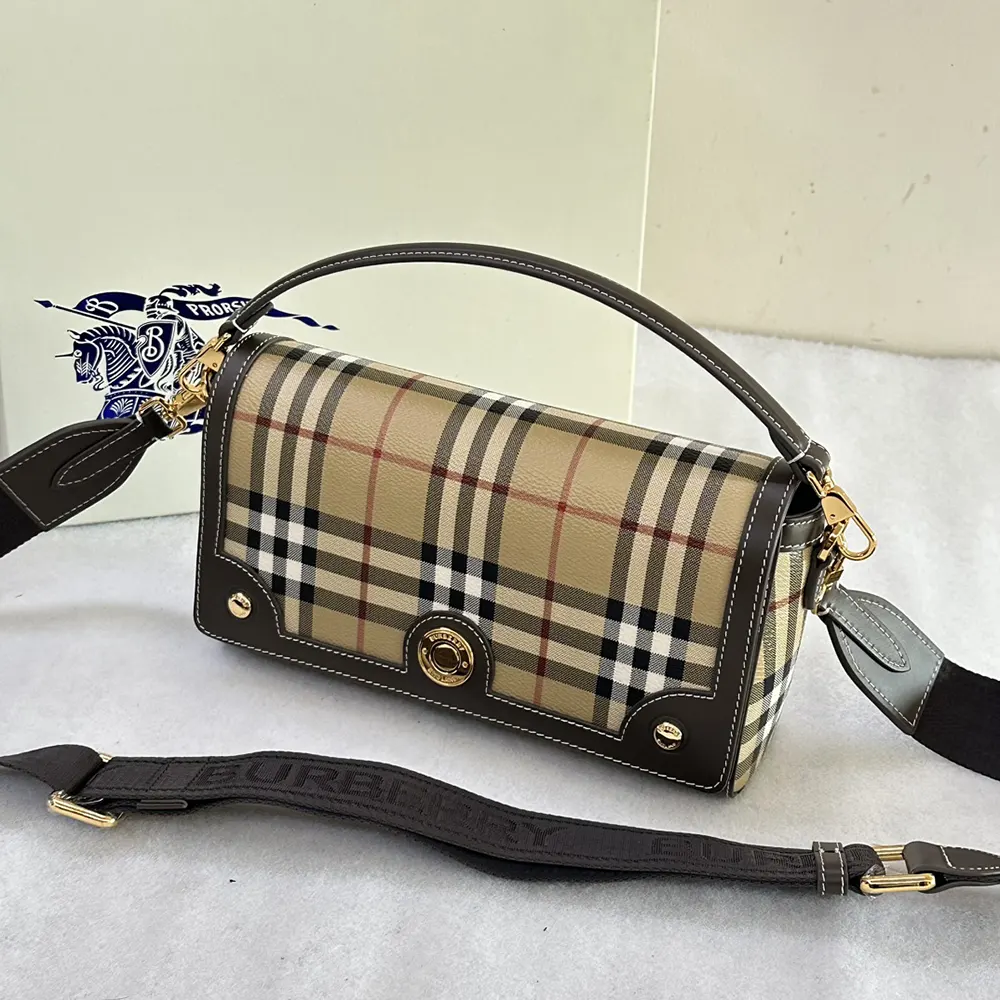 Burberry Women Top Handle Note Bag - image 5