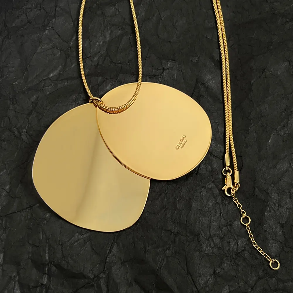 Celine Women Petale Necklace in Brass with Gold Finish - image 5