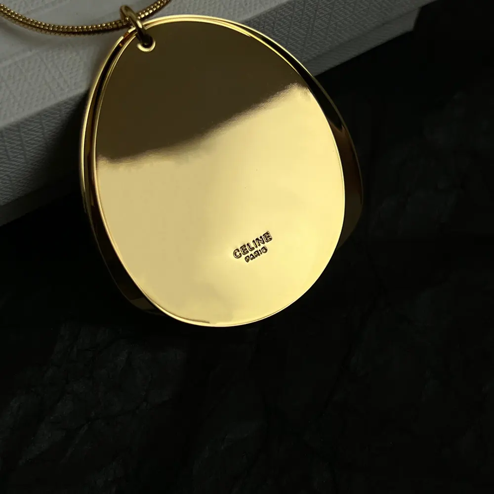 Celine Women Petale Necklace in Brass with Gold Finish - image 6