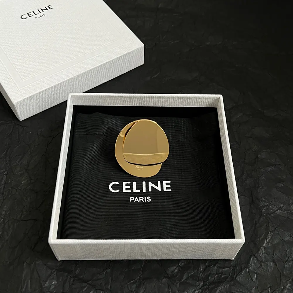 Celine Women Petale Ring in Brass with Gold Finish - image 4