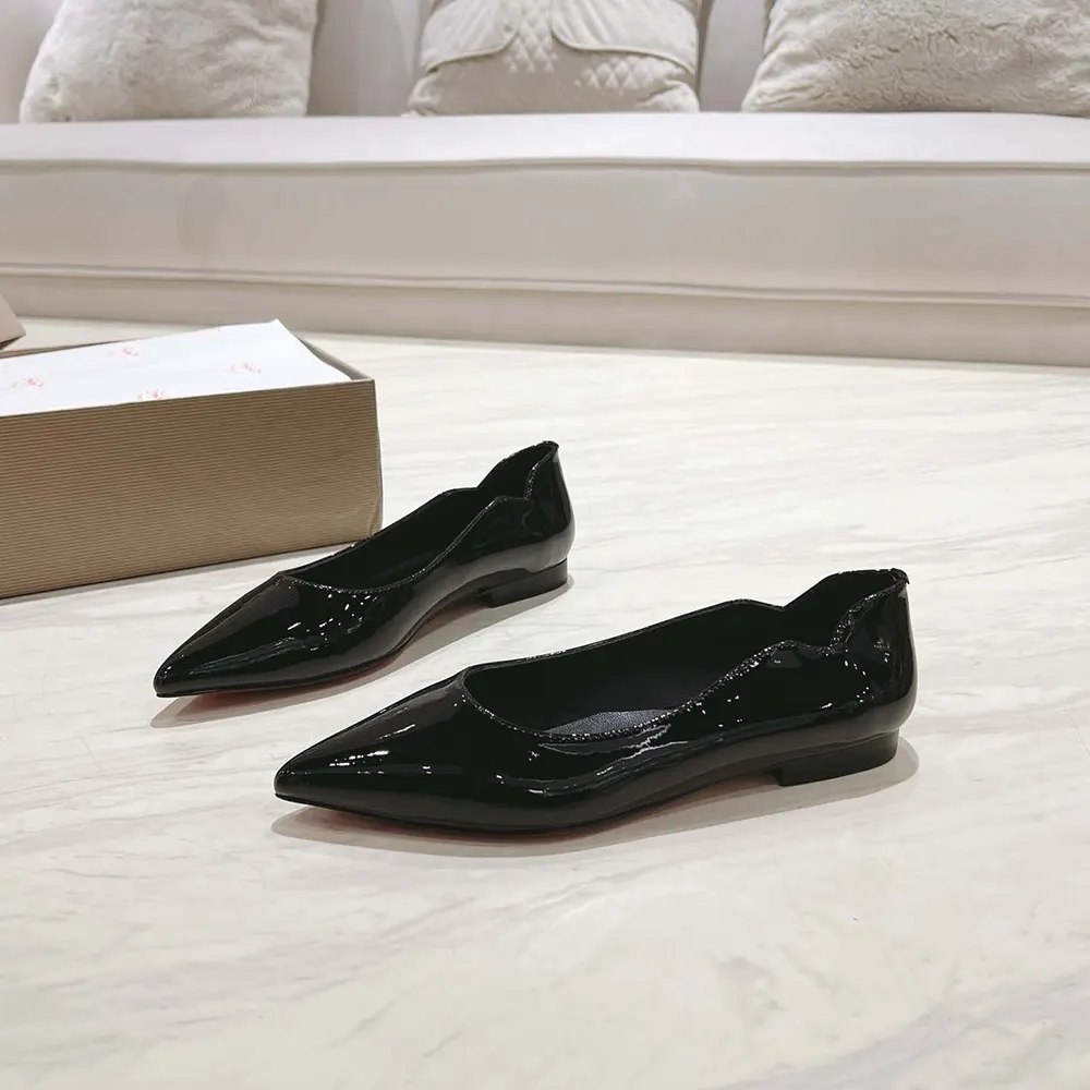 Christian Louboutin Women Hot Chickita Ballerinas Patent Calf Leather-Black - image 4