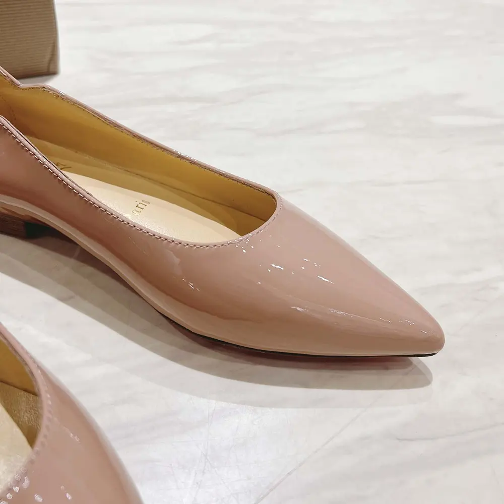 Christian Louboutin Women Hot Chickita Ballerinas Patent Calf Leather-Sandy - image 8