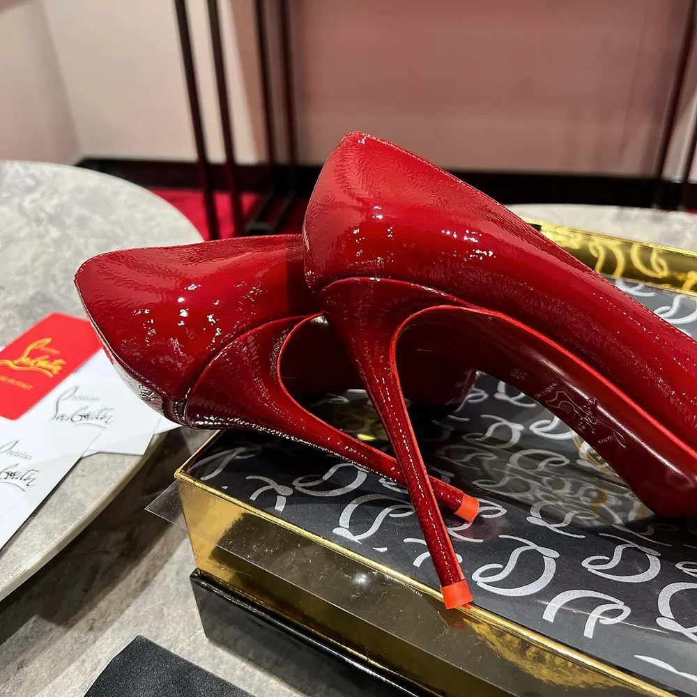 Christian Louboutin Women So Kate 120 mm Pumps Vog Patent Leather-Red - image 10