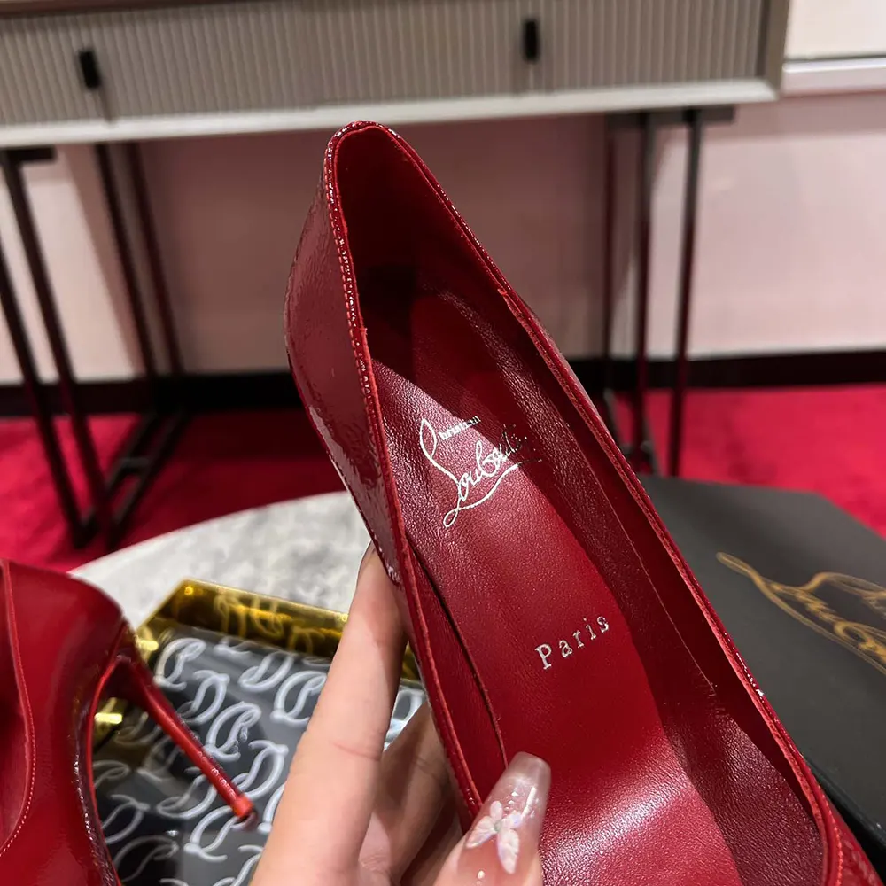 Christian Louboutin Women So Kate 120 mm Pumps Vog Patent Leather-Red - image 8