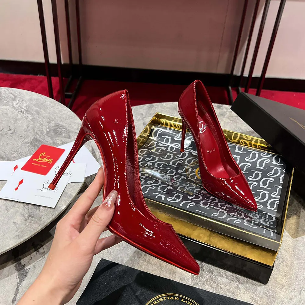 Christian Louboutin Women So Kate 120 mm Pumps Vog Patent Leather-Red - image 6