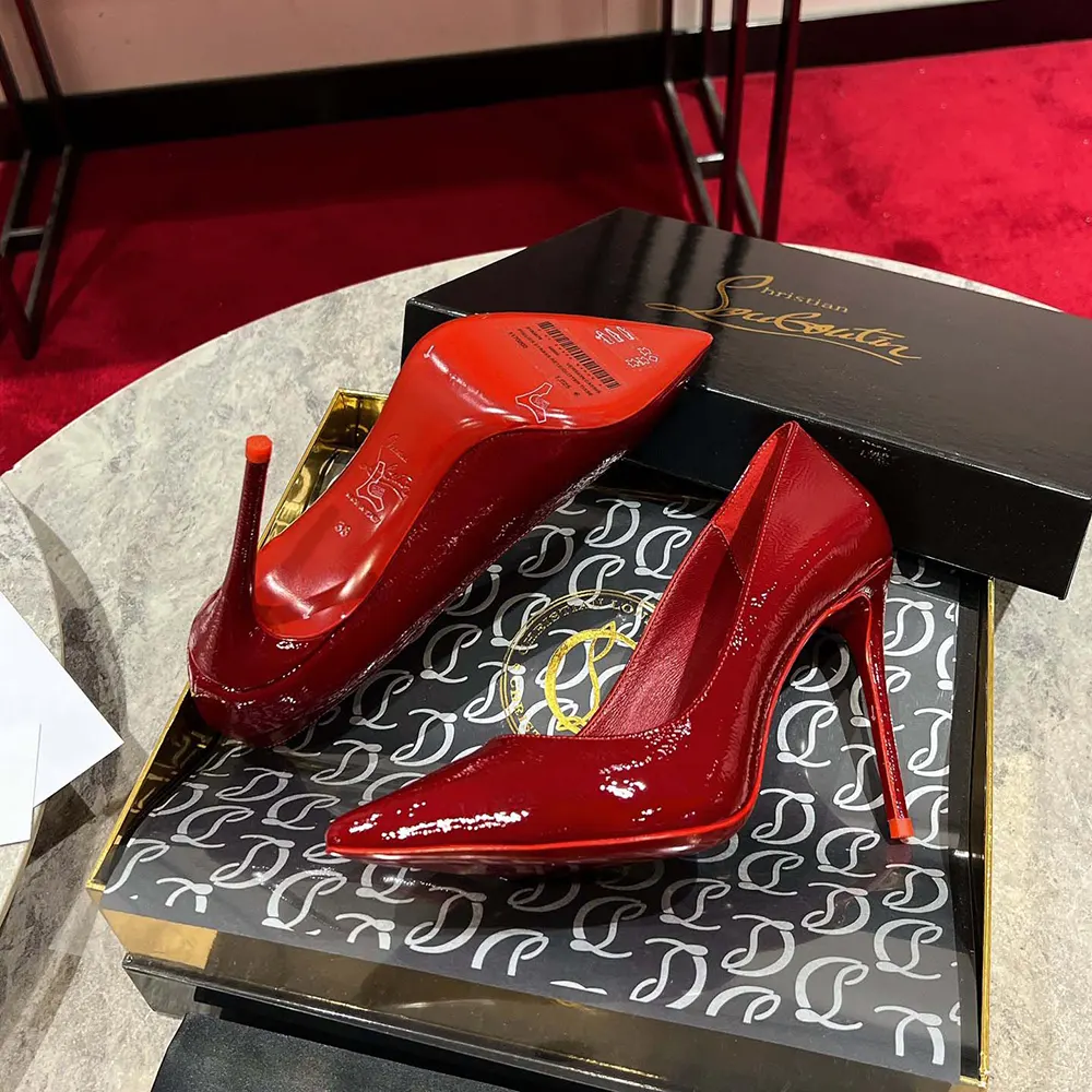 Christian Louboutin Women So Kate 120 mm Pumps Vog Patent Leather-Red - image 9