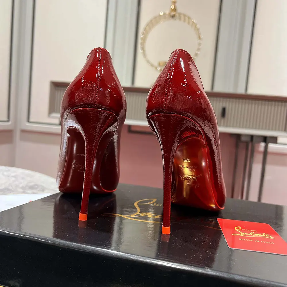 Christian Louboutin Women So Kate 120 mm Pumps Vog Patent Leather-Red - image 7