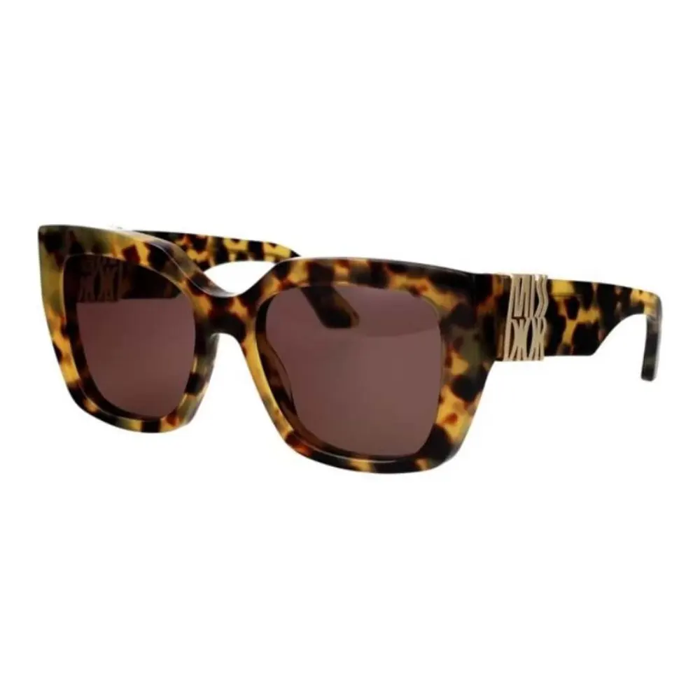 Front view of Dior Unisex MissDior S2I Square Sunglasse in brown acetate