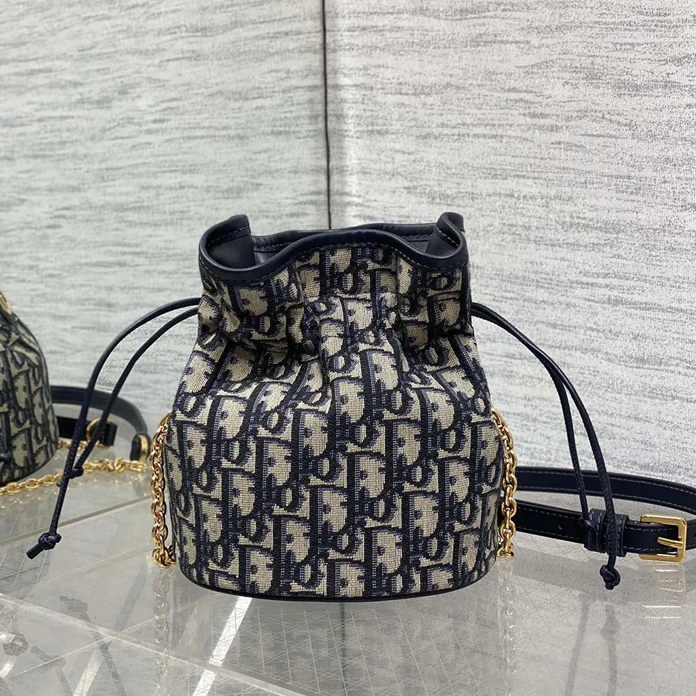 Dior Women 30 Montaigne Mini Bucket Bag with Drawstring - image 5