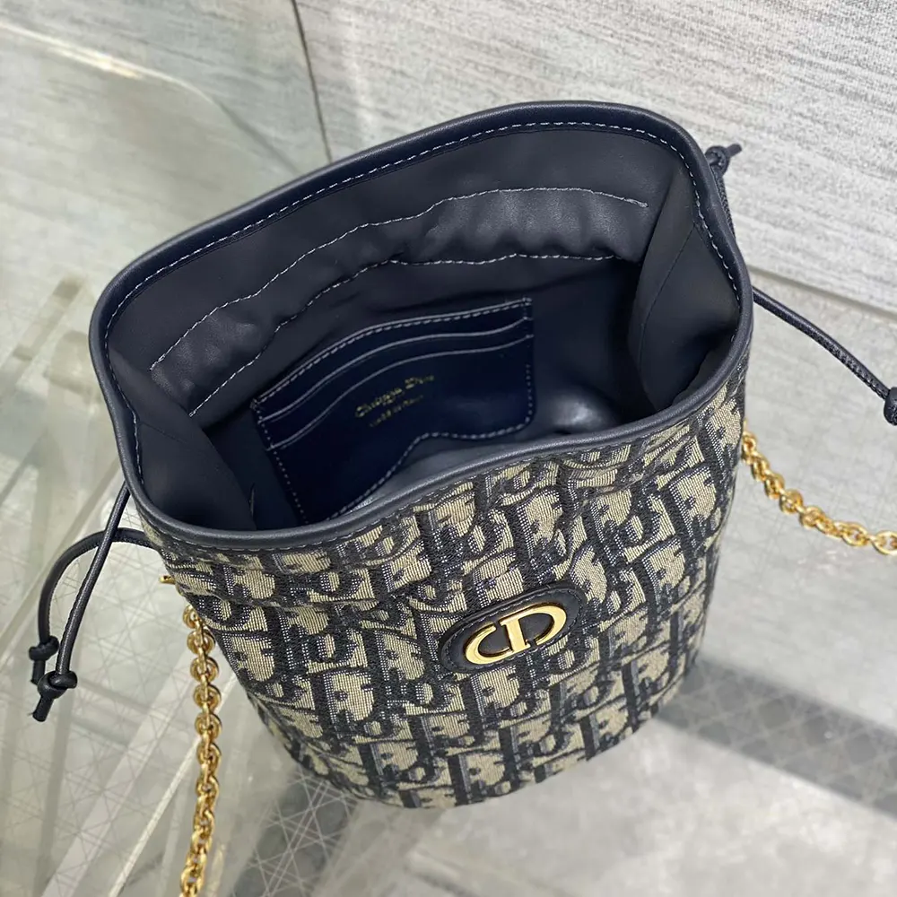 Dior Women 30 Montaigne Mini Bucket Bag with Drawstring - image 6