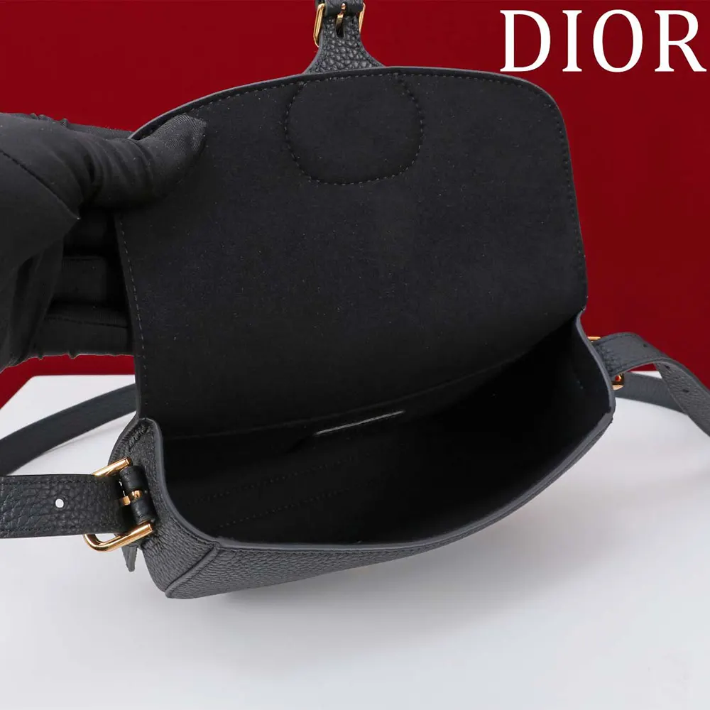 Dior Women Bobby East-West Bag Black Grained Calfskin - image 9
