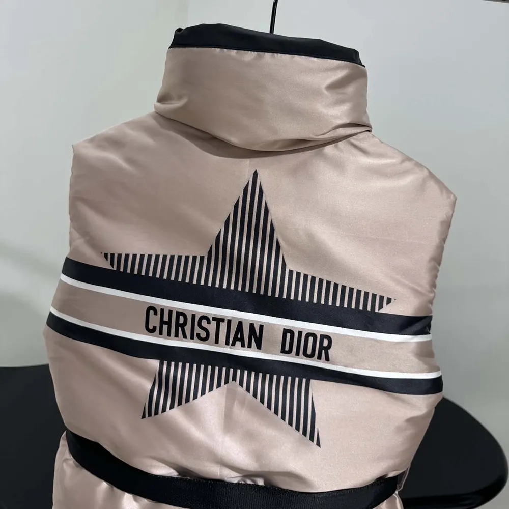 Dior Women DiorAlps Belted Puffer Vest Pink Quilted Technical Taffeta - image 9