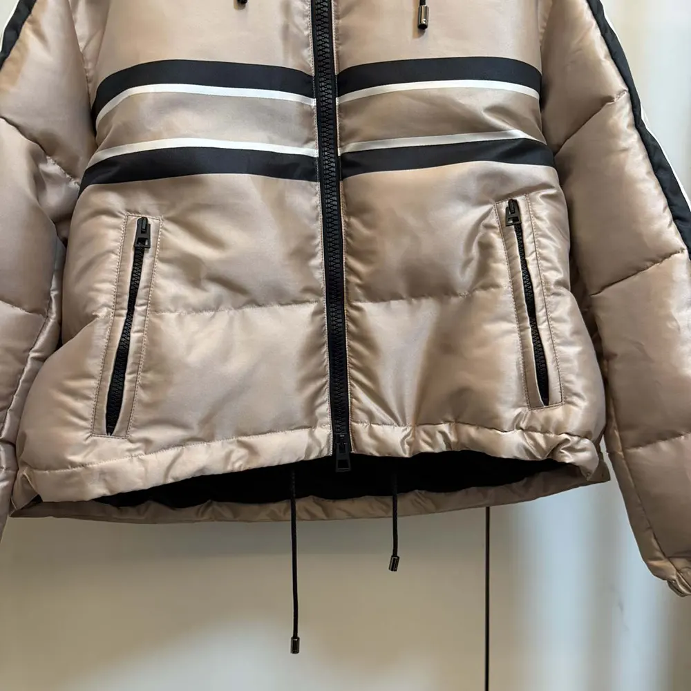 Dior Women DiorAlps Hooded Cropped Puffer Jacket Pink Quilted Technical Fabric - image 8