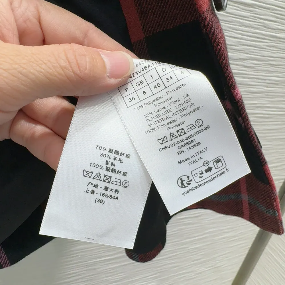 Dior Women Fitted Short-Sleeved Jacket Pink, Gray and White Check’n’Dior Virgin Wool - image 9