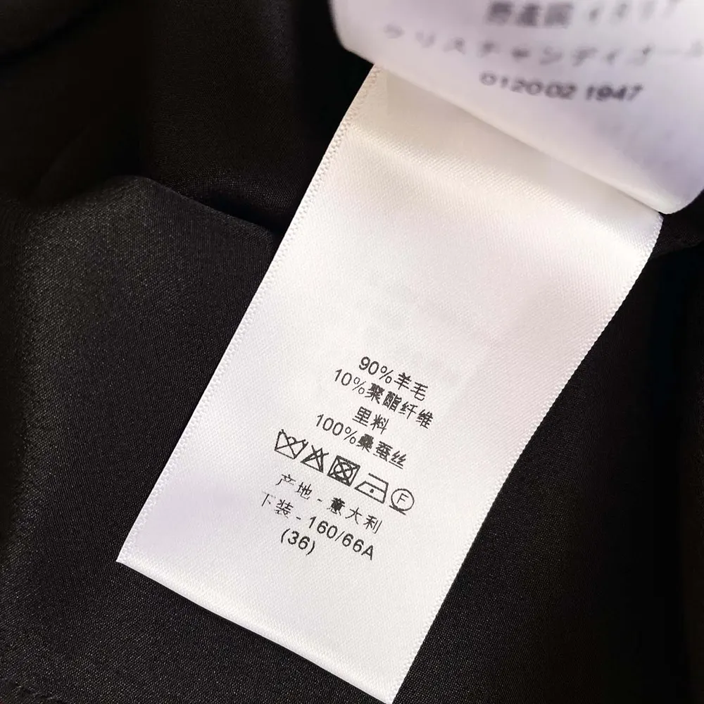 Dior Women Flared Mid-Length Skirt Pink Gray and White Check’n’Dior Virgin Wool - image 9