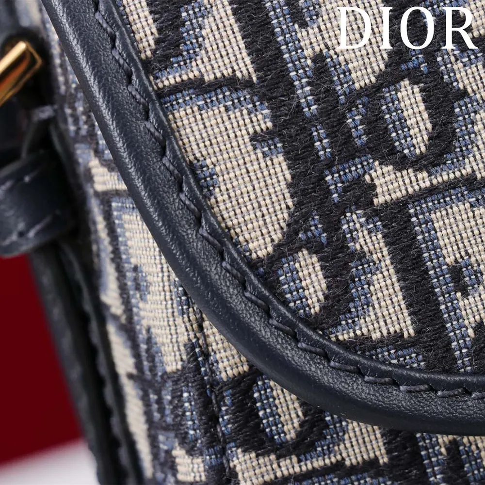 Dior Women Medium Dior Bobby Bag Blue Dior Oblique Jacquard - image 6