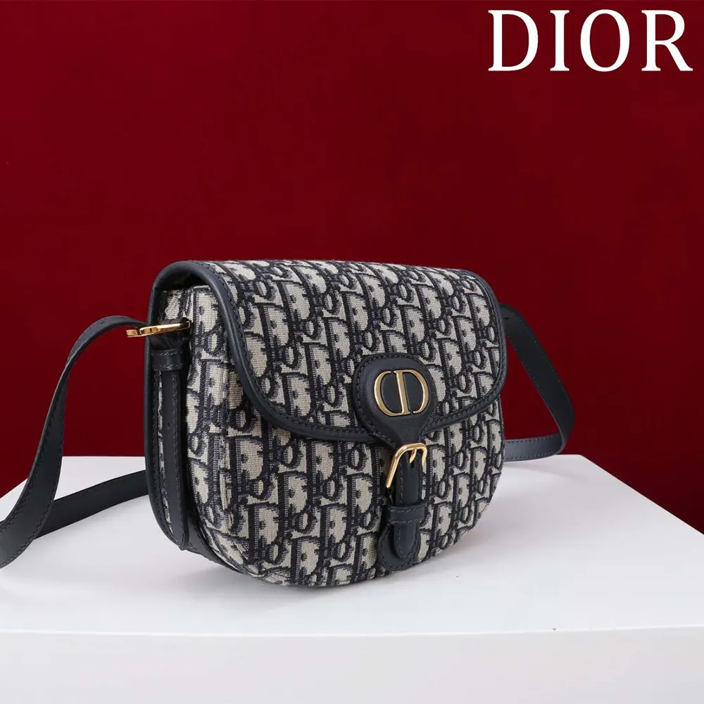 Dior Women Medium Dior Bobby Bag Blue Dior Oblique Jacquard - image 4