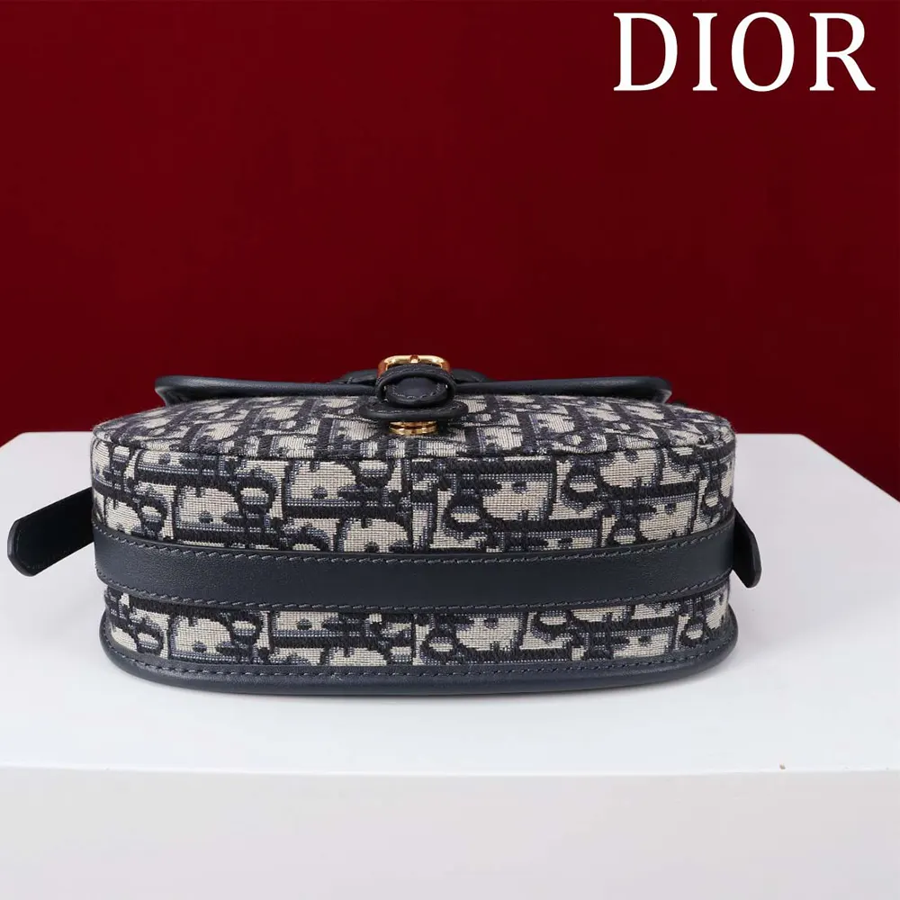Dior Women Medium Dior Bobby Bag Blue Dior Oblique Jacquard - image 5