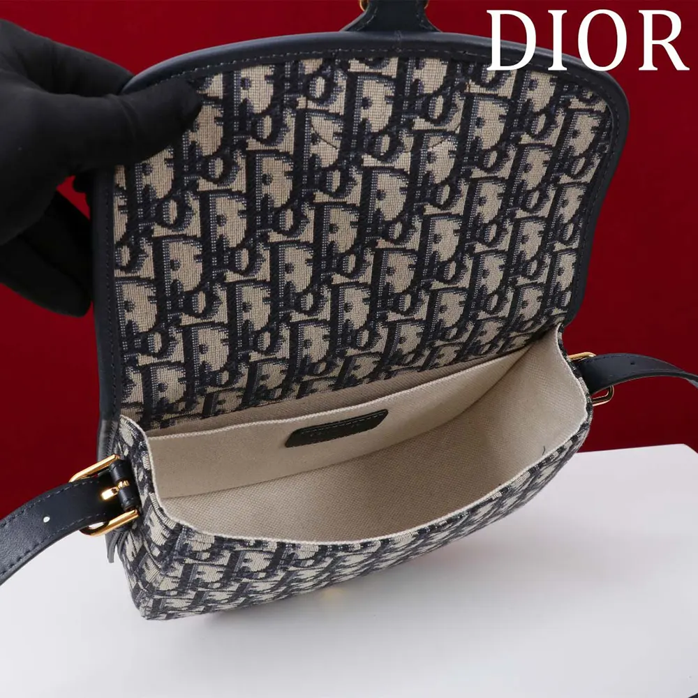 Dior Women Medium Dior Bobby Bag Blue Dior Oblique Jacquard - image 9