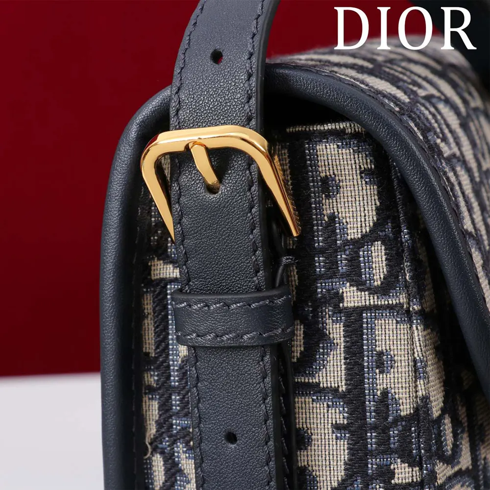 Dior Women Medium Dior Bobby Bag Blue Dior Oblique Jacquard - image 7