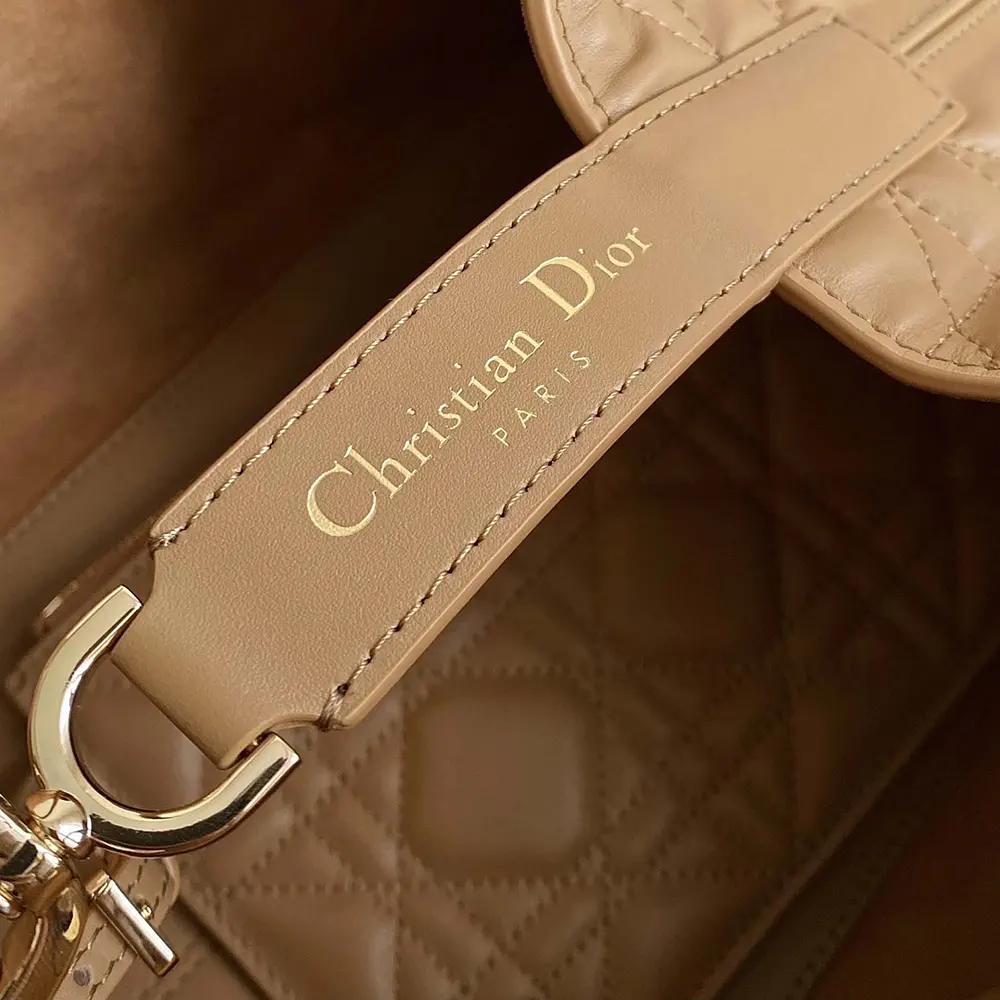 Dior Women Medium Dior Toujours Bag Medium Tan Macrocannage Calfskin - image 8