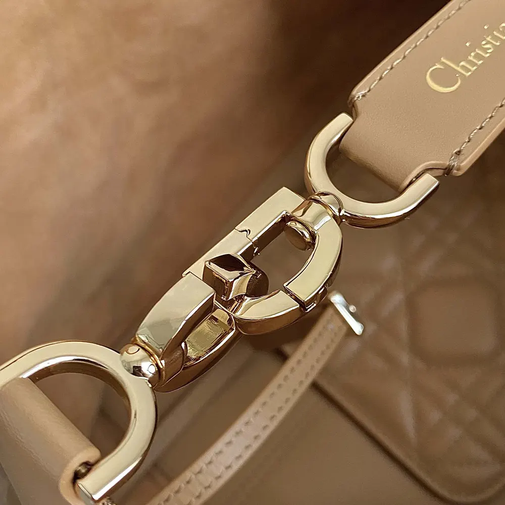 Dior Women Medium Dior Toujours Bag Medium Tan Macrocannage Calfskin - image 7