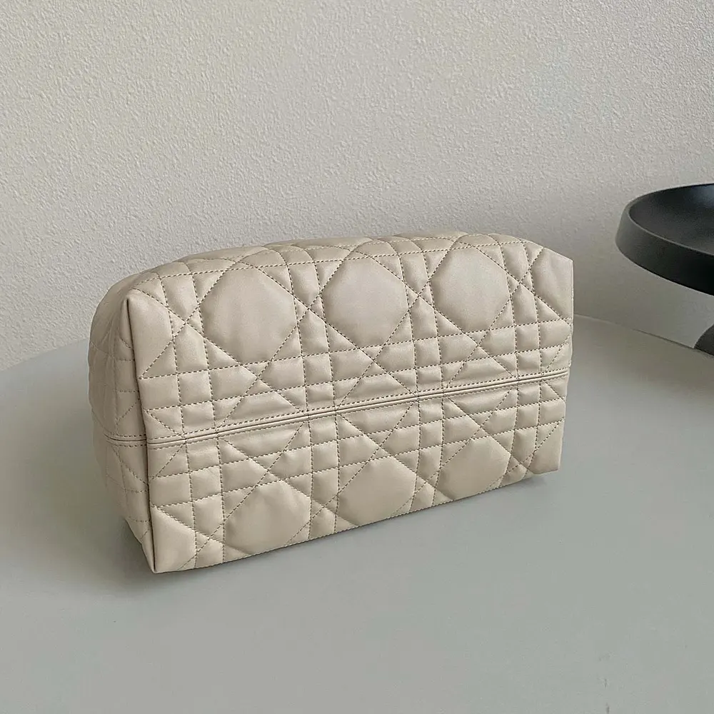 Dior Women Medium Dior Toujours Bag Powder Beige Macrocannage Calfskin - image 5
