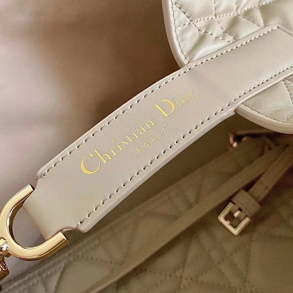 Dior Women Medium Dior Toujours Bag Powder Beige Macrocannage Calfskin - image 7