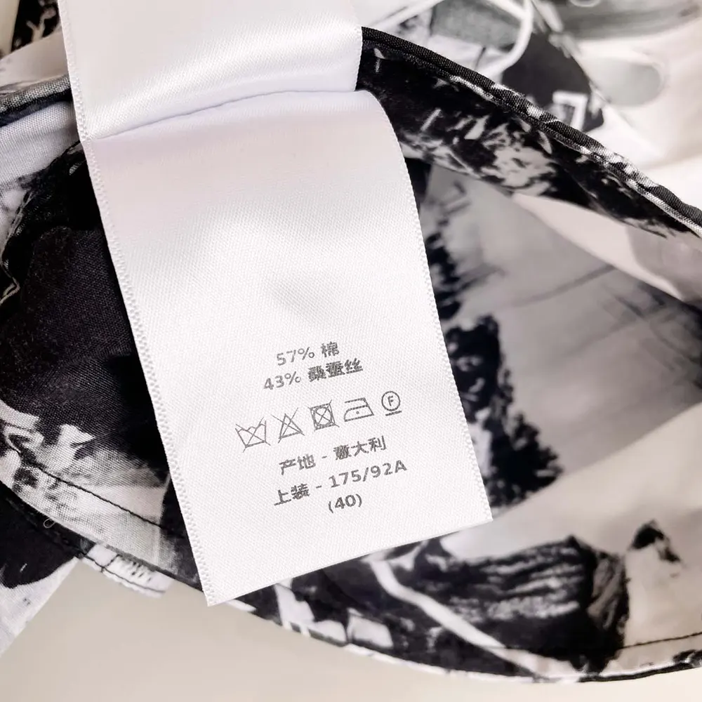 Dior Women Mid-Length Shirtdress Black and White Cotton and Silk Poplin - image 10