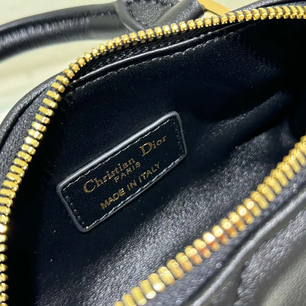 Dior Women Nano Dior Groove 17 Bag Black Macrocannage Calfskin - image 10