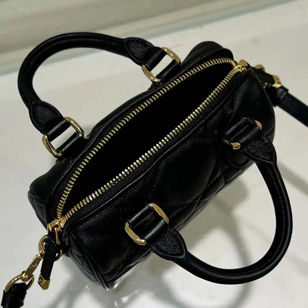 Dior Women Nano Dior Groove 17 Bag Black Macrocannage Calfskin - image 8