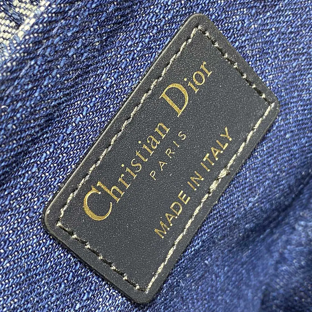 Dior Women Saddle Bag with Strap Blue Denim Dior Oblique Jacquard - image 10