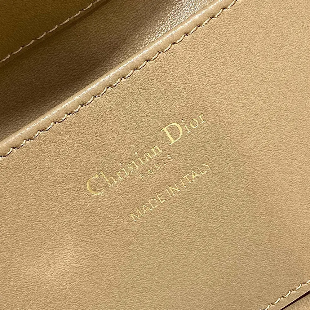 Dior Women Small Dior Toujours Vertical Tote Bag Medium Tan Macrocannage Calfskin - image 10