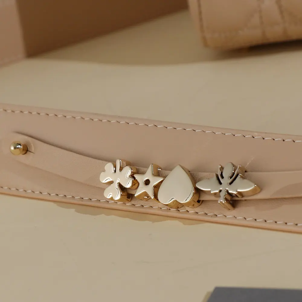 Dior Women Small Lady Dior My ABCDior Bag Sand-Colored Cannage Lambskin - image 7