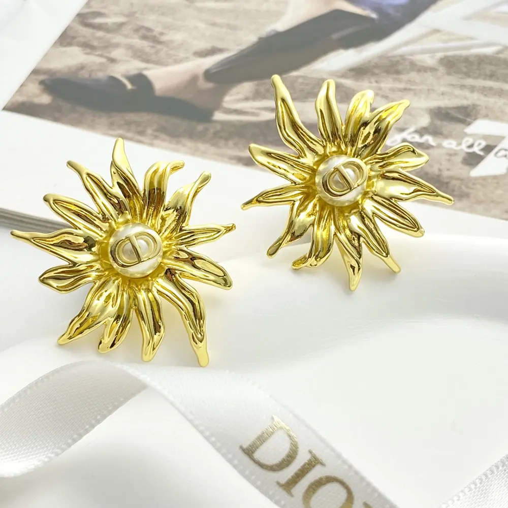 Dior Women Tribales Earrings Gold-Finish Metal and White Resin Pearls - image 6