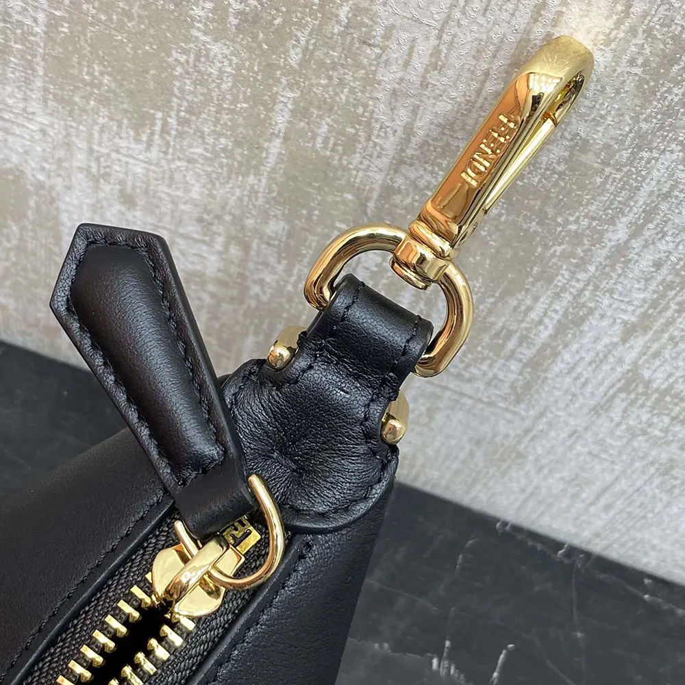 Fendi Women Fendigraphy Mini Black Leather Mini-bag - image 9