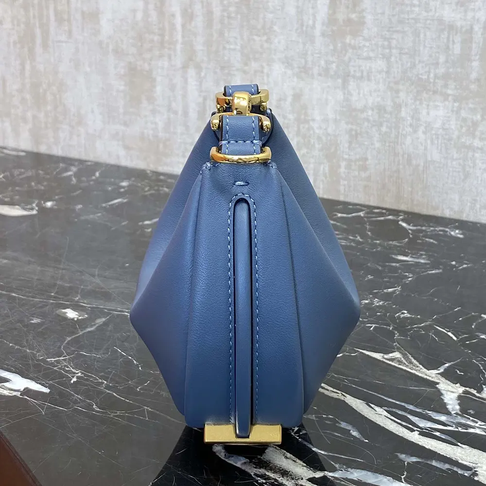 Fendi Women Fendigraphy Mini Blue Leather Mini-bag - image 4