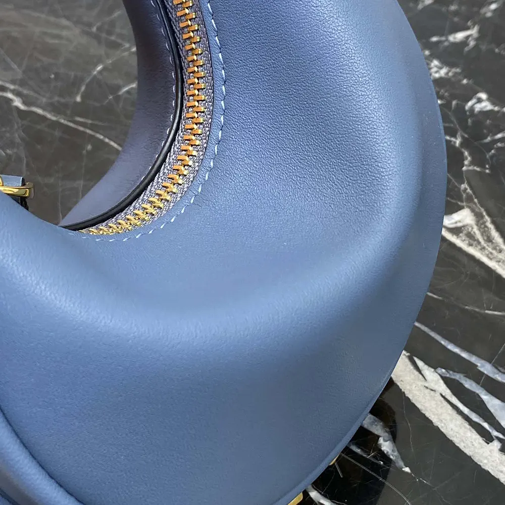 Fendi Women Fendigraphy Mini Blue Leather Mini-bag - image 9