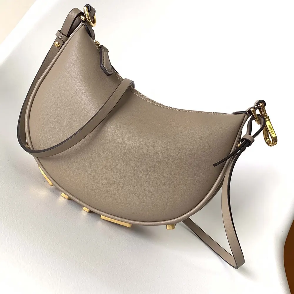 Fendi Women Fendigraphy Mini Dove-gray Leather Mini-bag - image 4