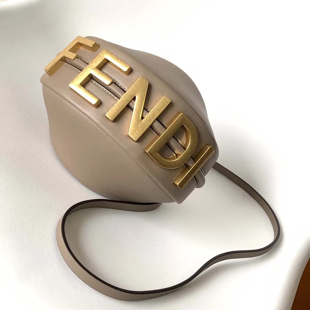 Fendi Women Fendigraphy Mini Dove-gray Leather Mini-bag - image 6