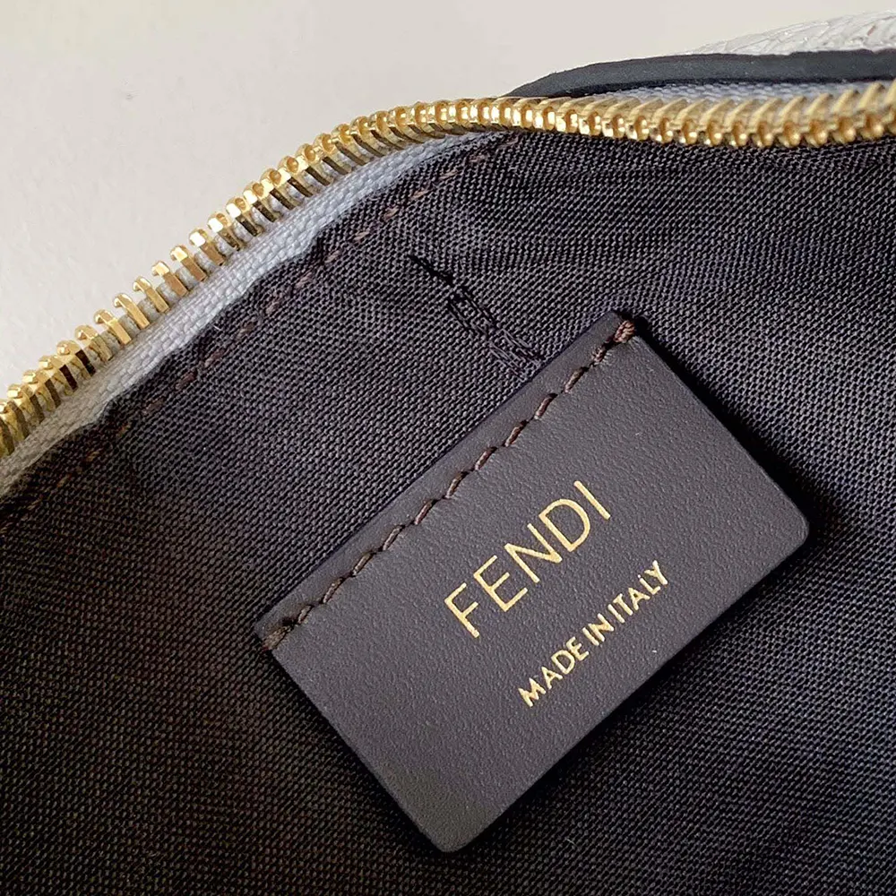Fendi Women Fendigraphy Mini Silver Leather Mini-bag - image 8