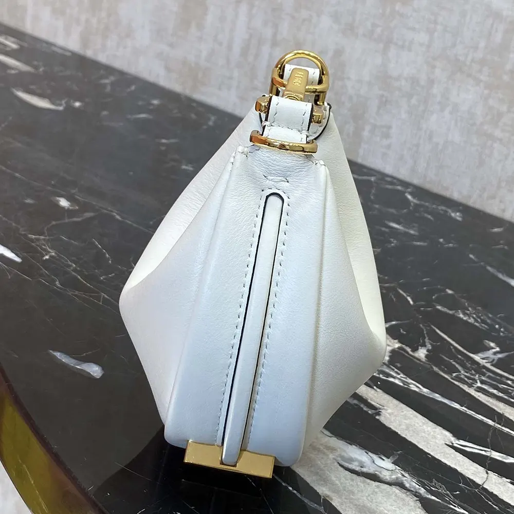 Fendi Women Fendigraphy Mini White Leather Mini bag - image 5