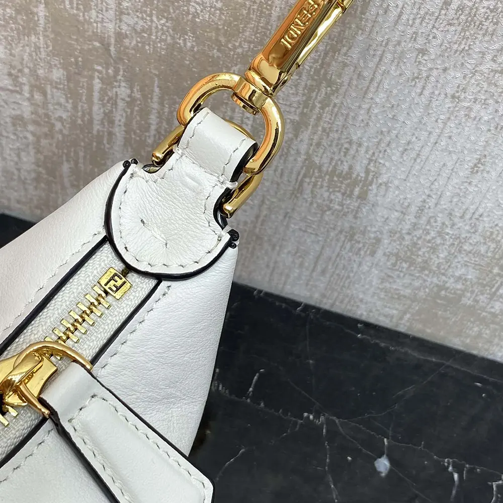 Fendi Women Fendigraphy Mini White Leather Mini bag - image 8