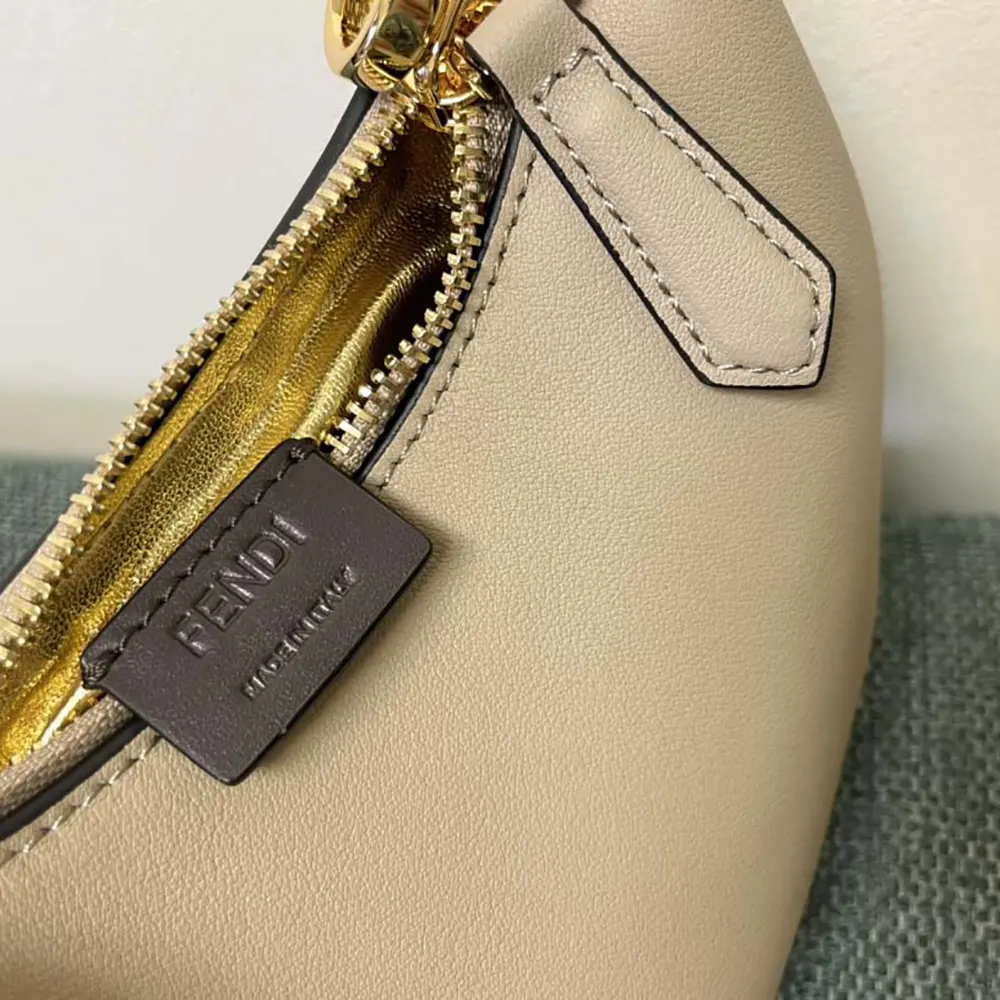 Fendi Women Nano Fendigraphy Gray Leather Charm - image 10