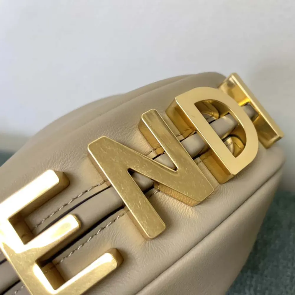 Fendi Women Nano Fendigraphy Gray Leather Charm - image 6