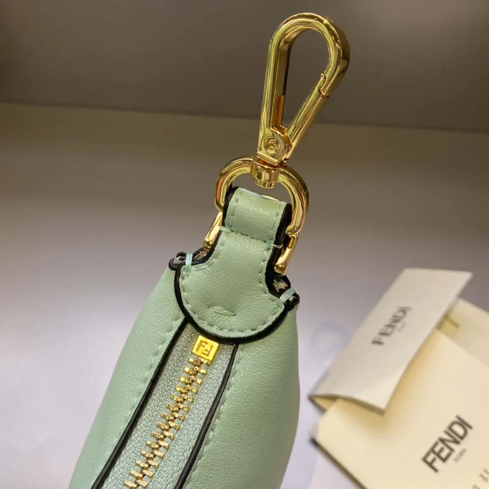 Fendi Women Nano Fendigraphy Lime Leather Charm - image 6