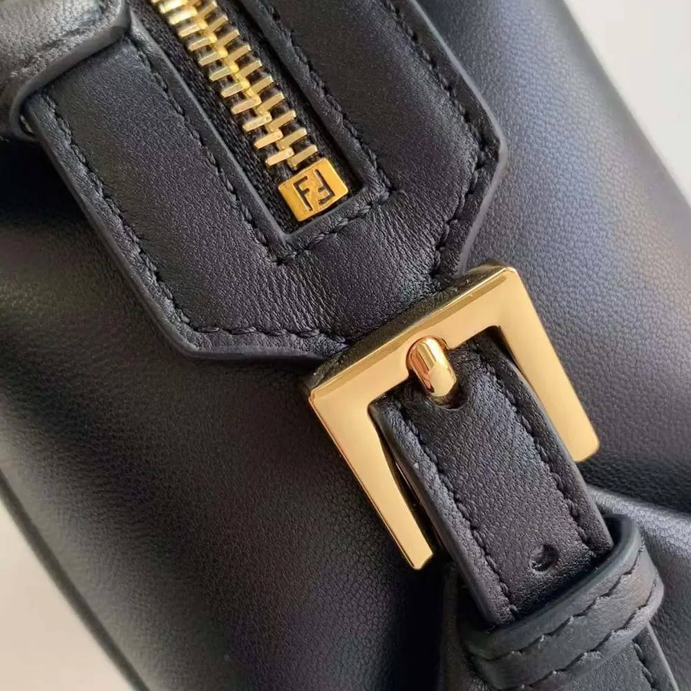 Fendi Women Nappa FF Mini Cube Bag-Black - image 8